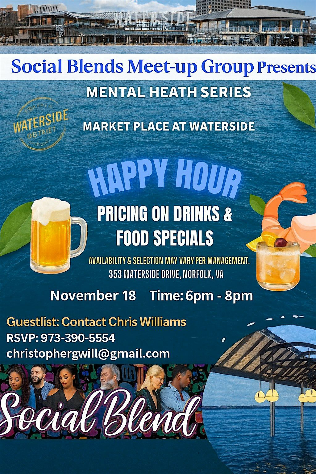 Waterside Social Networking Business Mixer