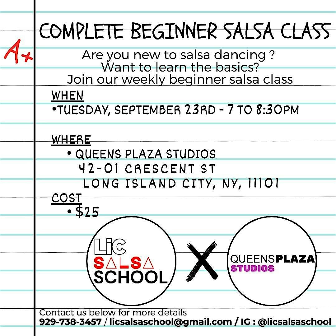 Complete Beginner Salsa Class