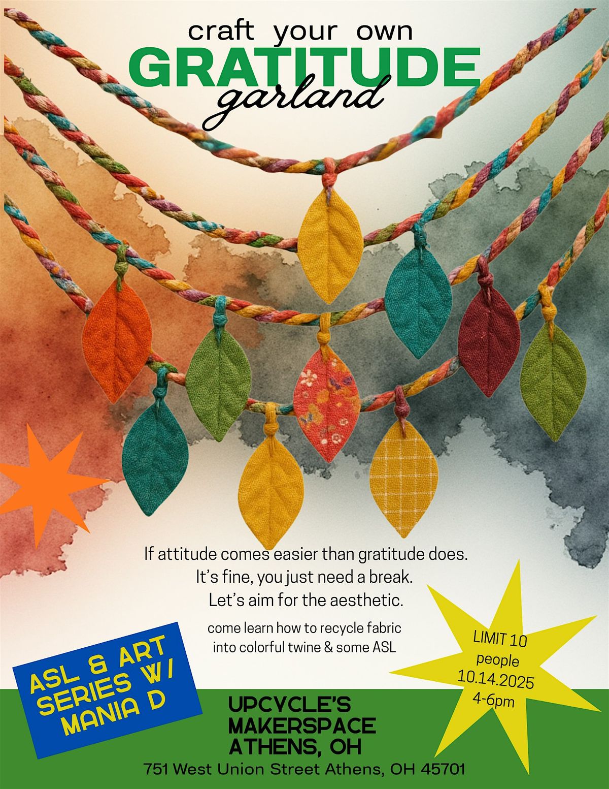 ASL & Art Series with Mania