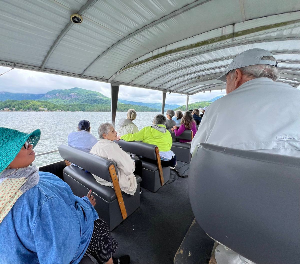 Lake Lure Boat Tour and Outdoor Concert at Burntshirt Vineyards Tasting Room and Bistro