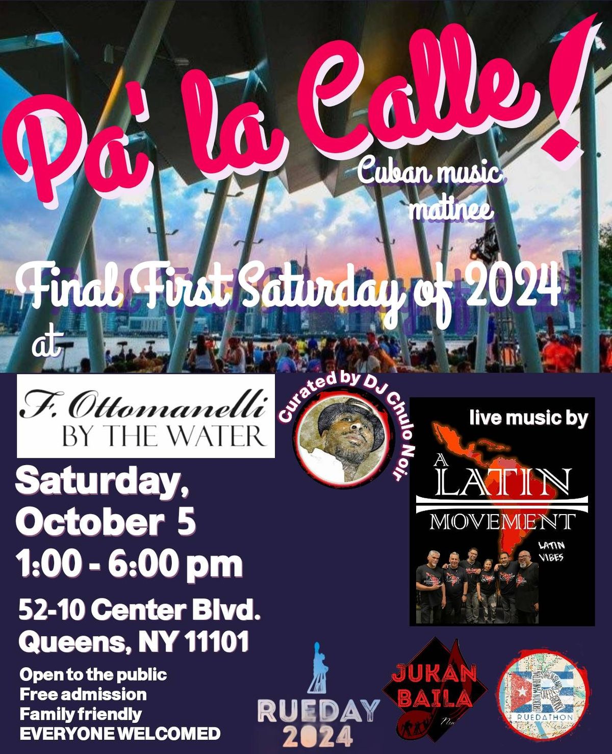 A very special Pa' la Calle! featuring live music by A Latin Movement 