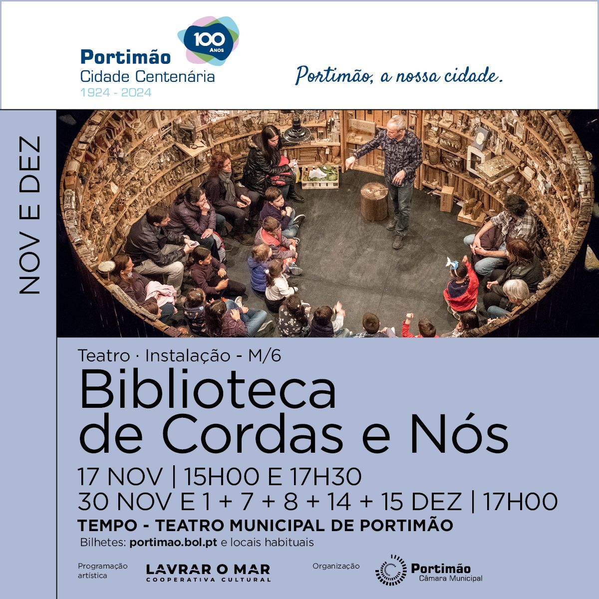 Biblioteca de Cordas e N\u00f3s | Novembro e Dezembro