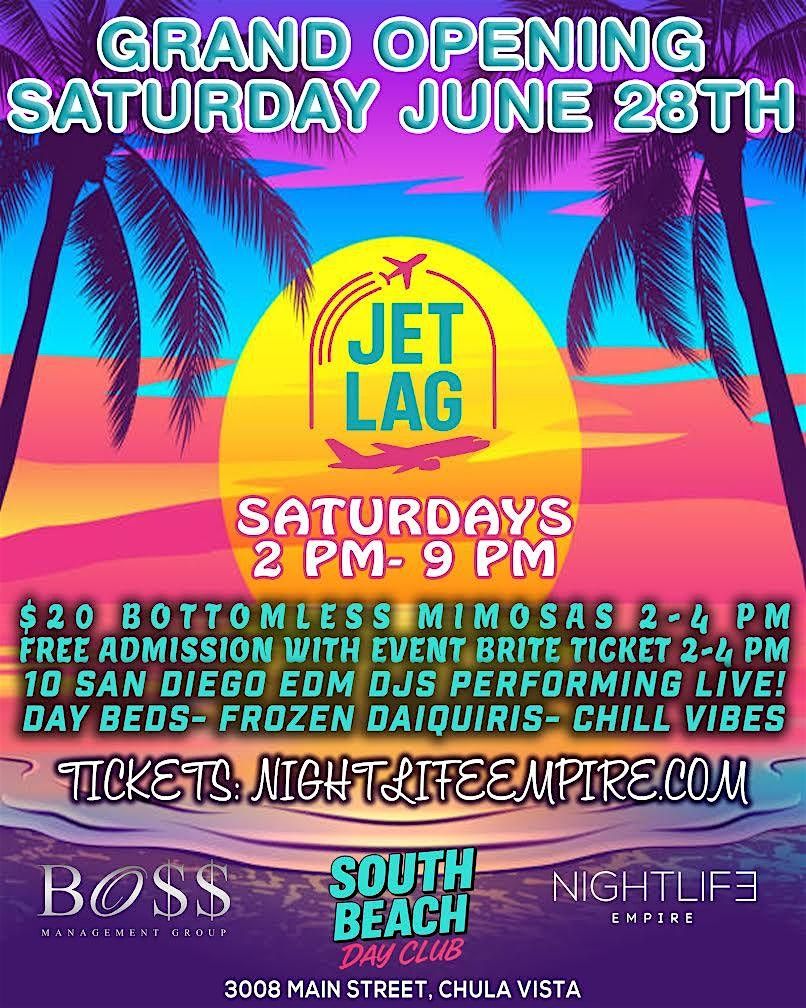 EDM DAY PARTY- DAYBEDS- DAIQUIRIS- FREE SHOT WITH TICKET!