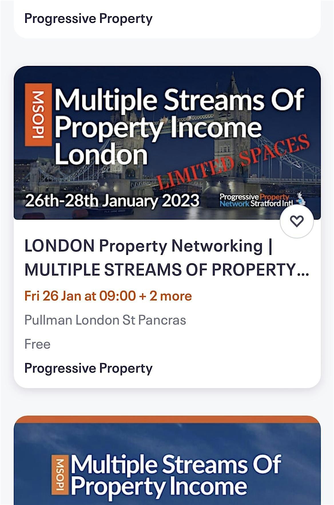 LONDON | Property Networking Event | Multiple Streams Of Property Income