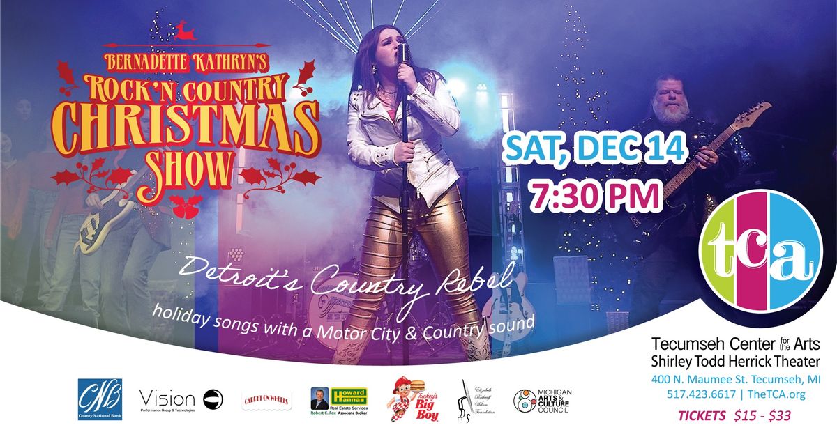 BERNADETTE KATHRYN'S ROCK'N COUNTRY CHRISTMAS SHOW