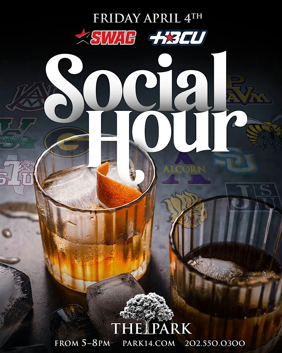 SWAC HBCU Social Hour Friday at The Park!