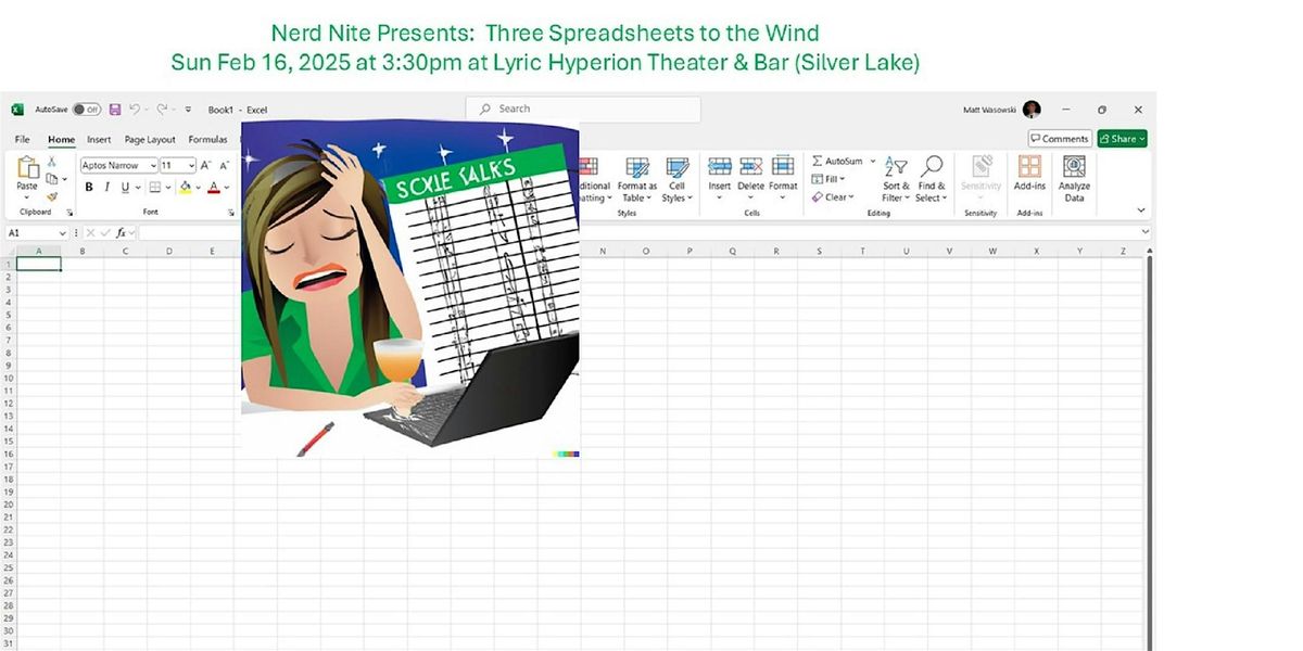 Nerd Nite Presents: Three Spreadsheets to the Wind