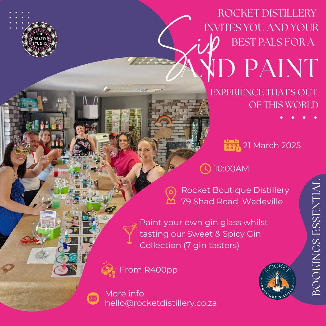 Sip & Paint @ Rocket Distillery