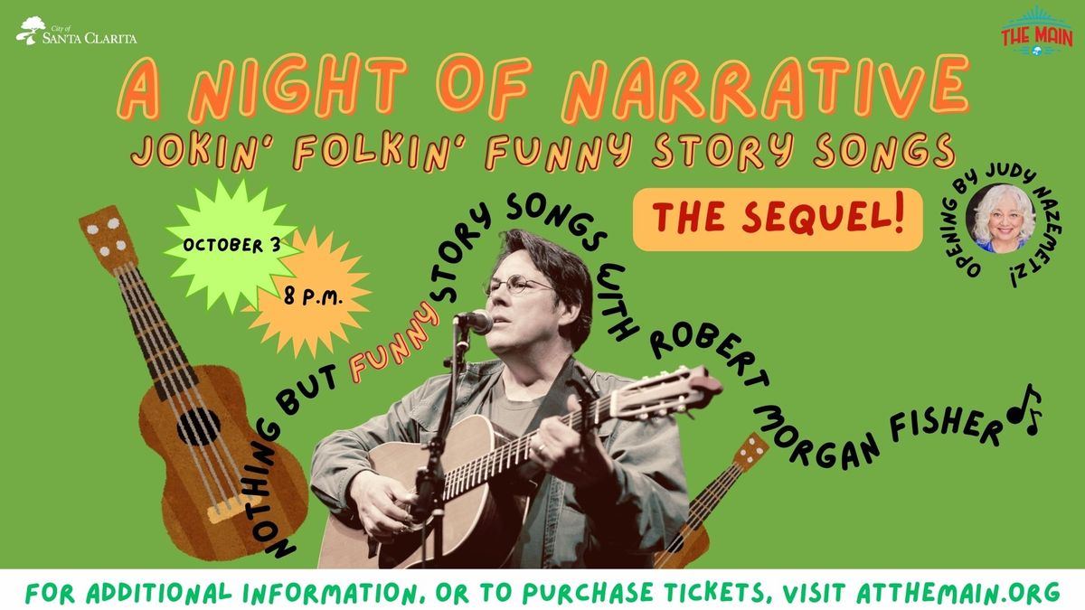 A Night of Narrative Jokin\u2019 Folkin\u2019 Funny Story Songs II