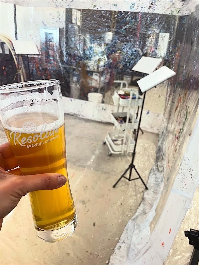 Splatter Paint Tent at Resolute Tap & Cellar