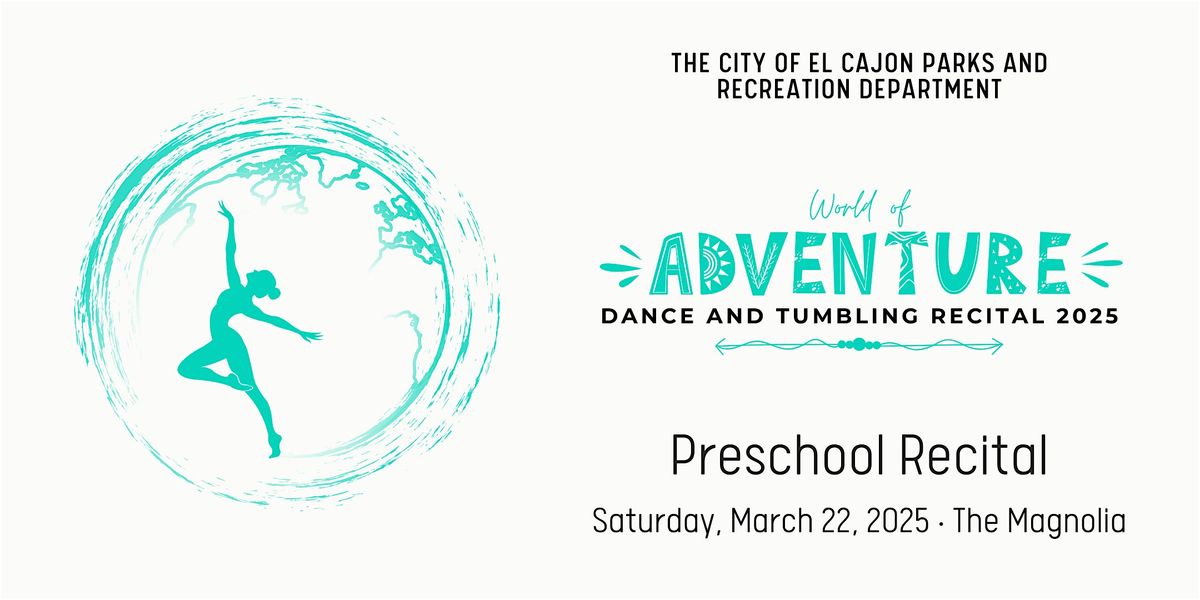 City of El Cajon Dance & Tumbling Preschool Recital