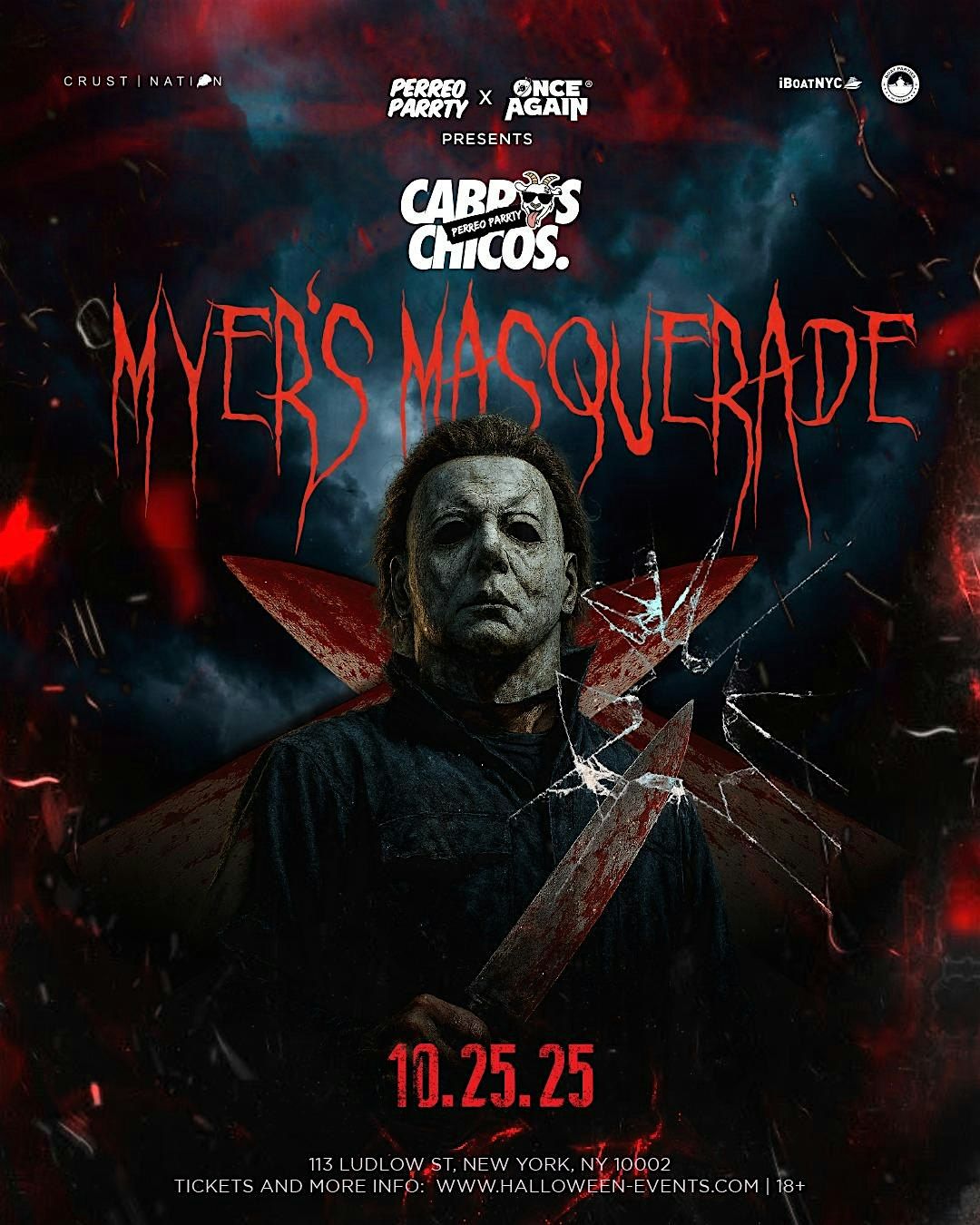 Cabros Chicos - Myer's Masquerade  | Dance Party in NYC (21+)