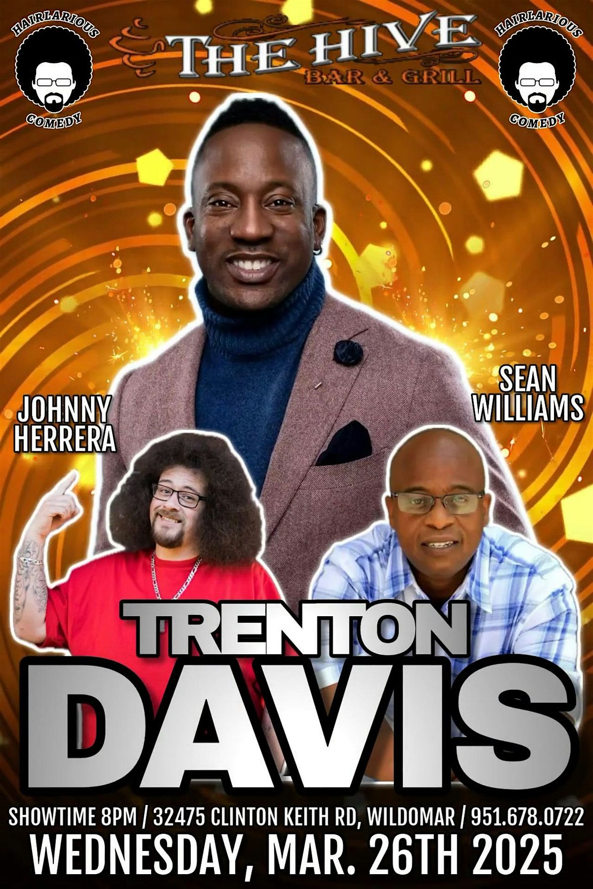 HAIRlarious Comedy Show W\/ Sean Williams & Trenton Davis