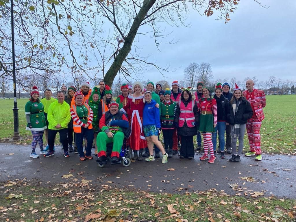 Steppers Christmas parkrun