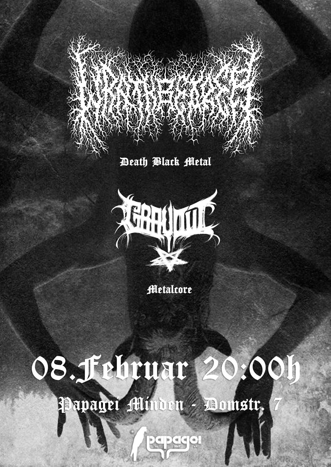 WRATHBEARER & Grayout im Papagei Minden westf.