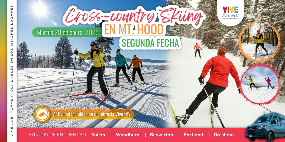 Cross-Country Skiing con Vive NW: Conquista los Senderos Nevados