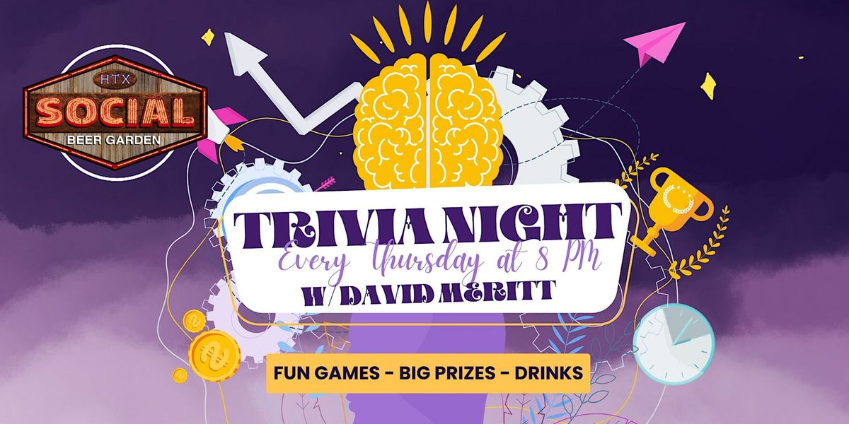 Trivia Night Every Thursday at Social Beer Garden HTX| Houston TX