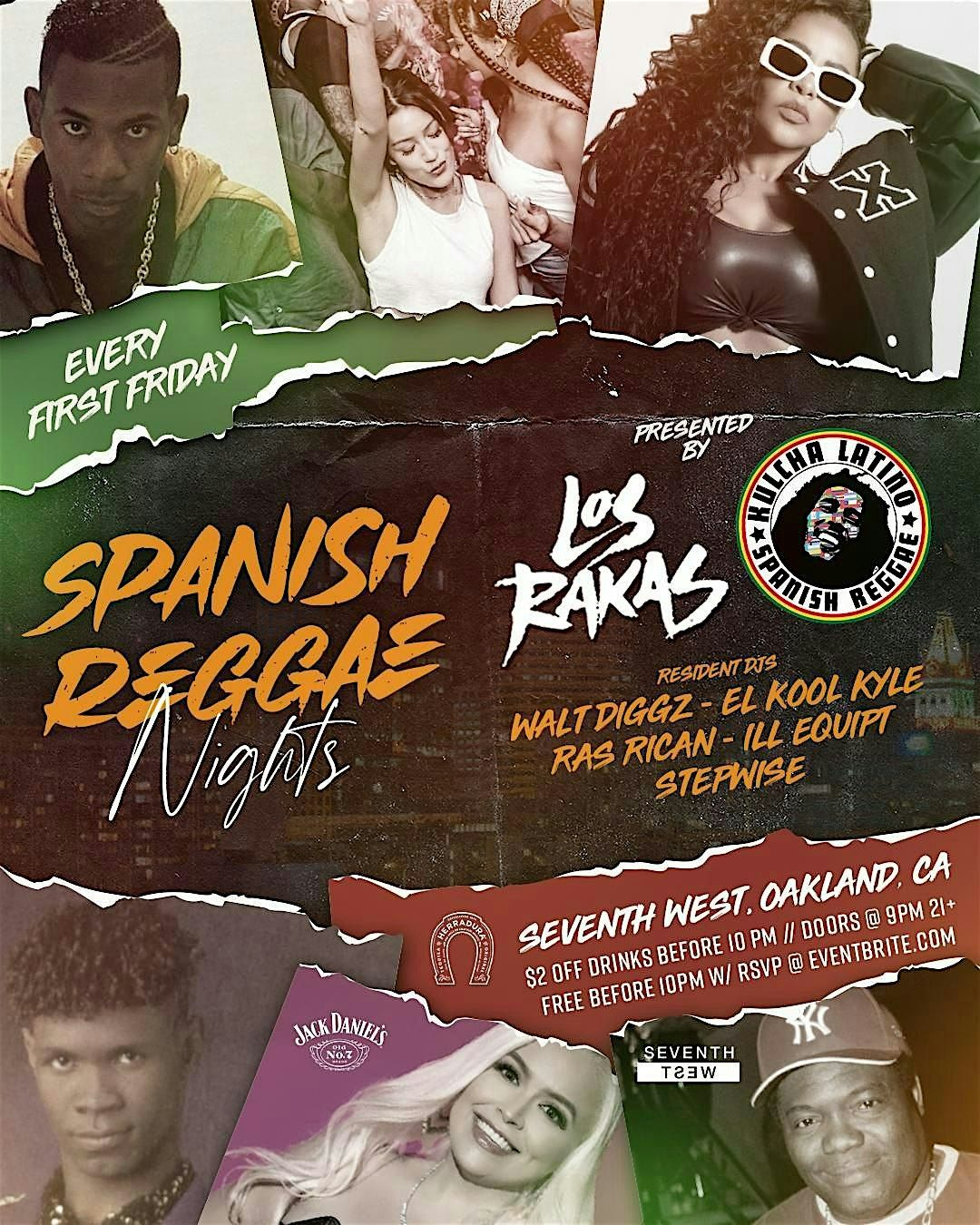 Spanish Reggae Nights with Los Rakas (FREE  B4 10PM W\/RSVP)