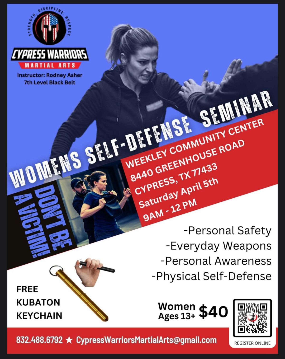 Women\u2019s Self-Defense Seminar