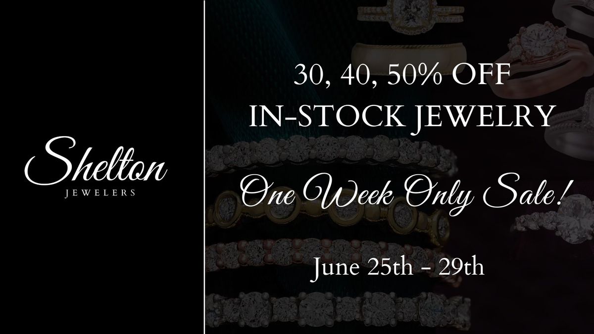One Week Only | June Sale!