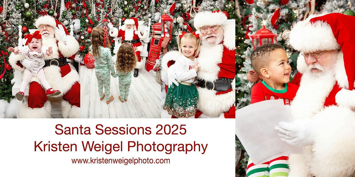2025 Santa Pictures with Kristen Weigel Photography