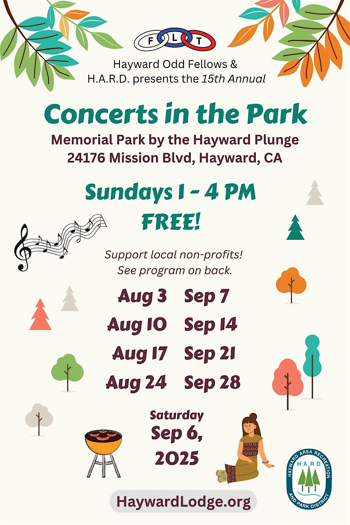 Concert in the Park with the Sun Gallery