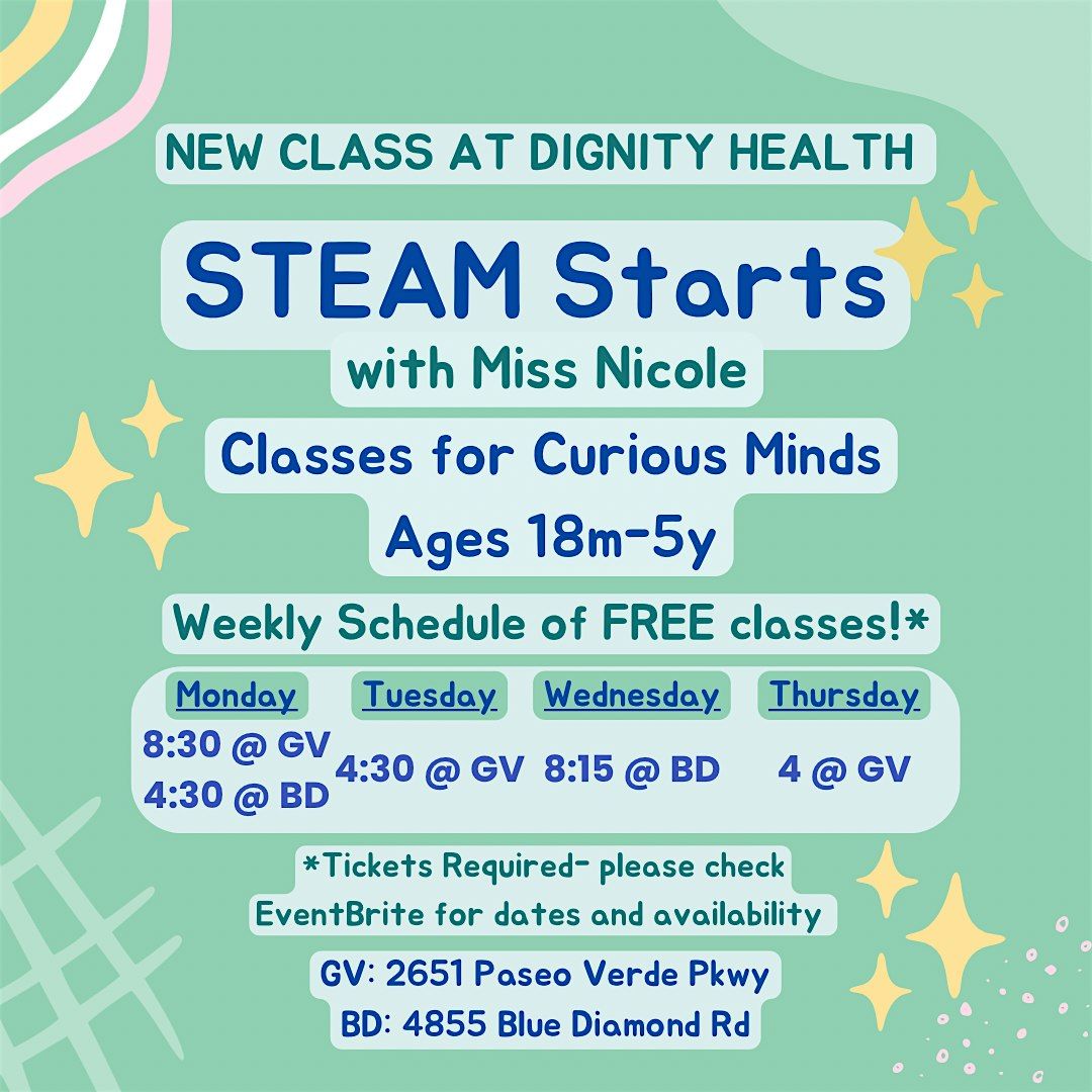 STEAM Starts @ GV - February