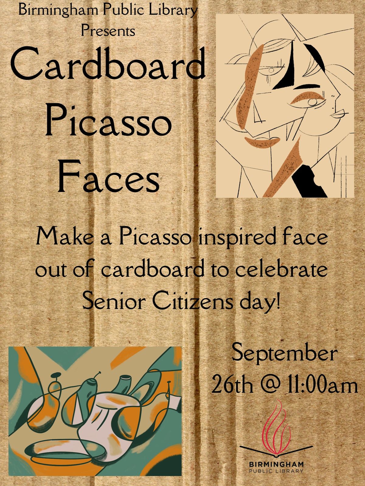 Cardboard Picasso Faces