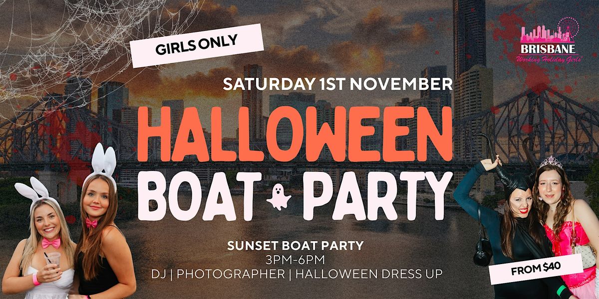 Girls Only Halloween Sunset Boat Party