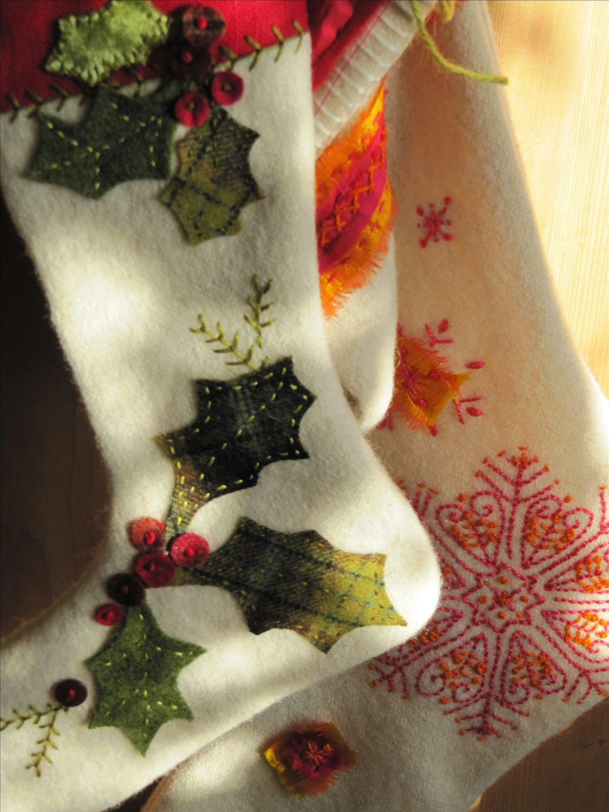 2 WEEK VINTAGE BLANKET CHRISTMAS STOCKING 18+ YRS