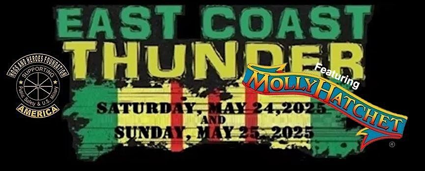 15th Annual East Coast Thunder: Featuring Molly Hatchet  &  Second Helping