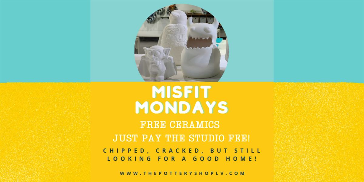 FREE Ceramics: Misfit Monday at The Pottery Shop