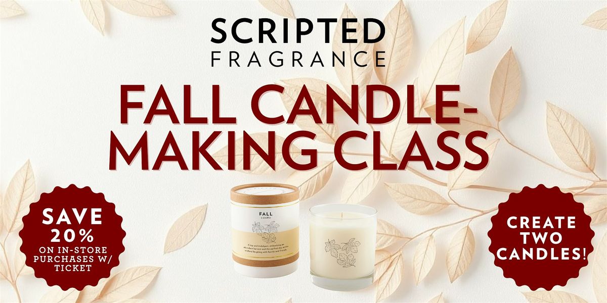 Fall Candle-Making Class in the Hudson Valley