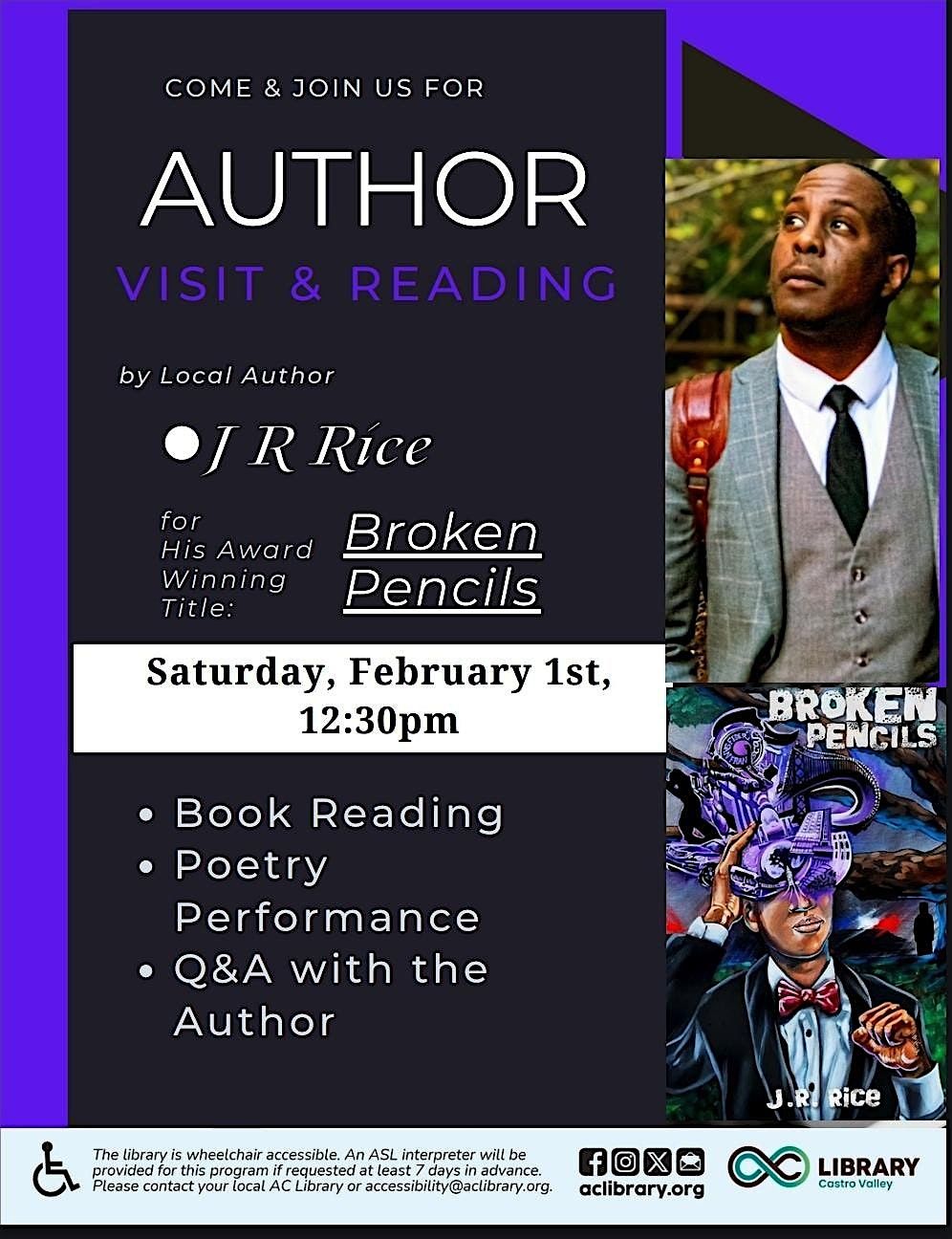 Castro Valley Library Presents J.R. Rice