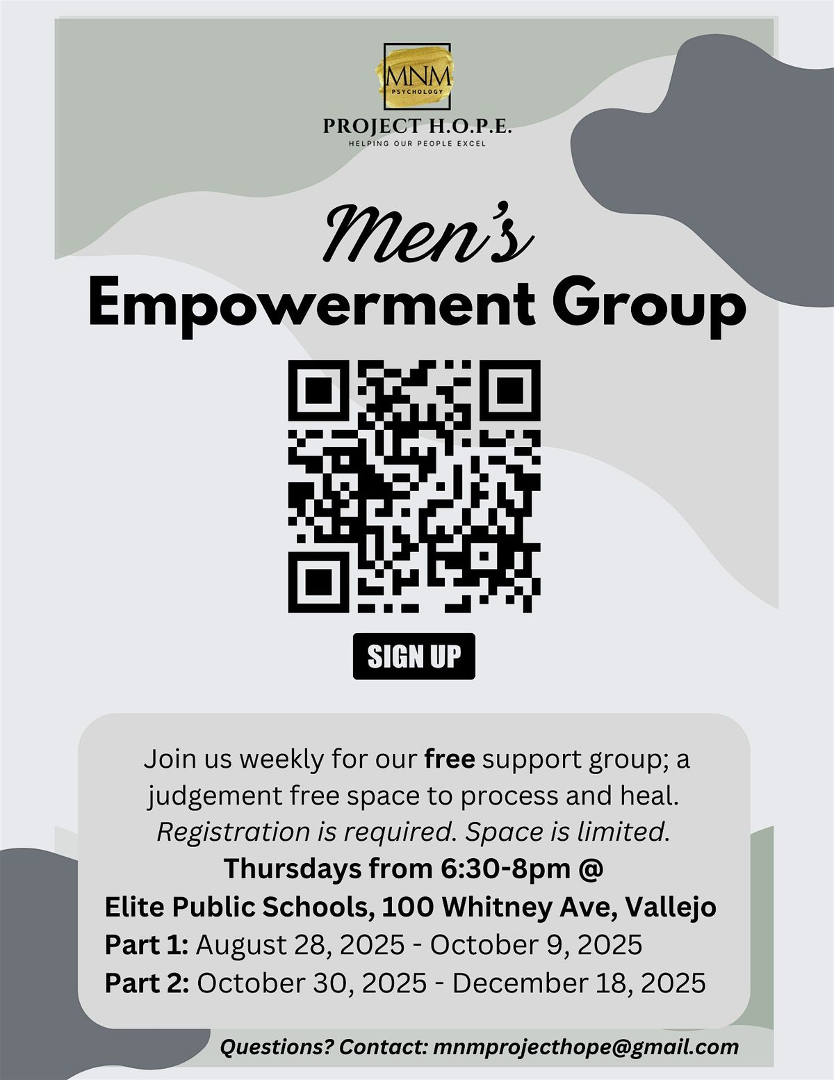 MNM PROJECT H.O.P.E: Men's Empowerment Group