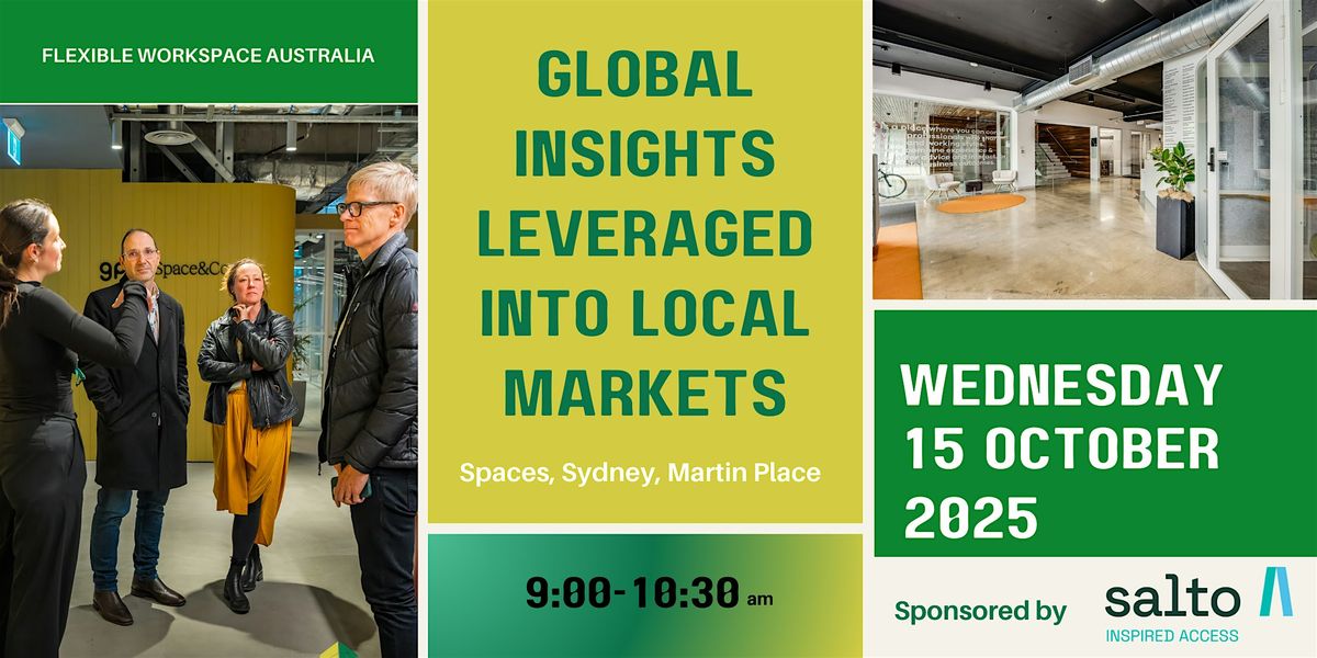 Global insights leveraged into local markets