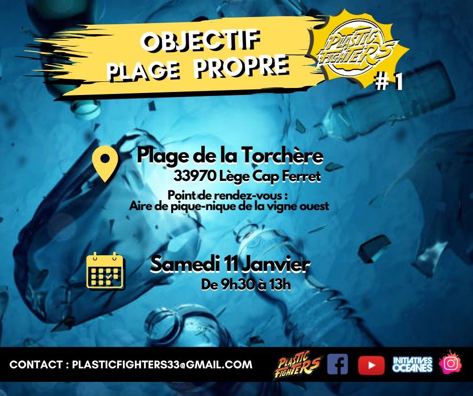 Plage propre #1 - Plage de la Torch\u00e8re 