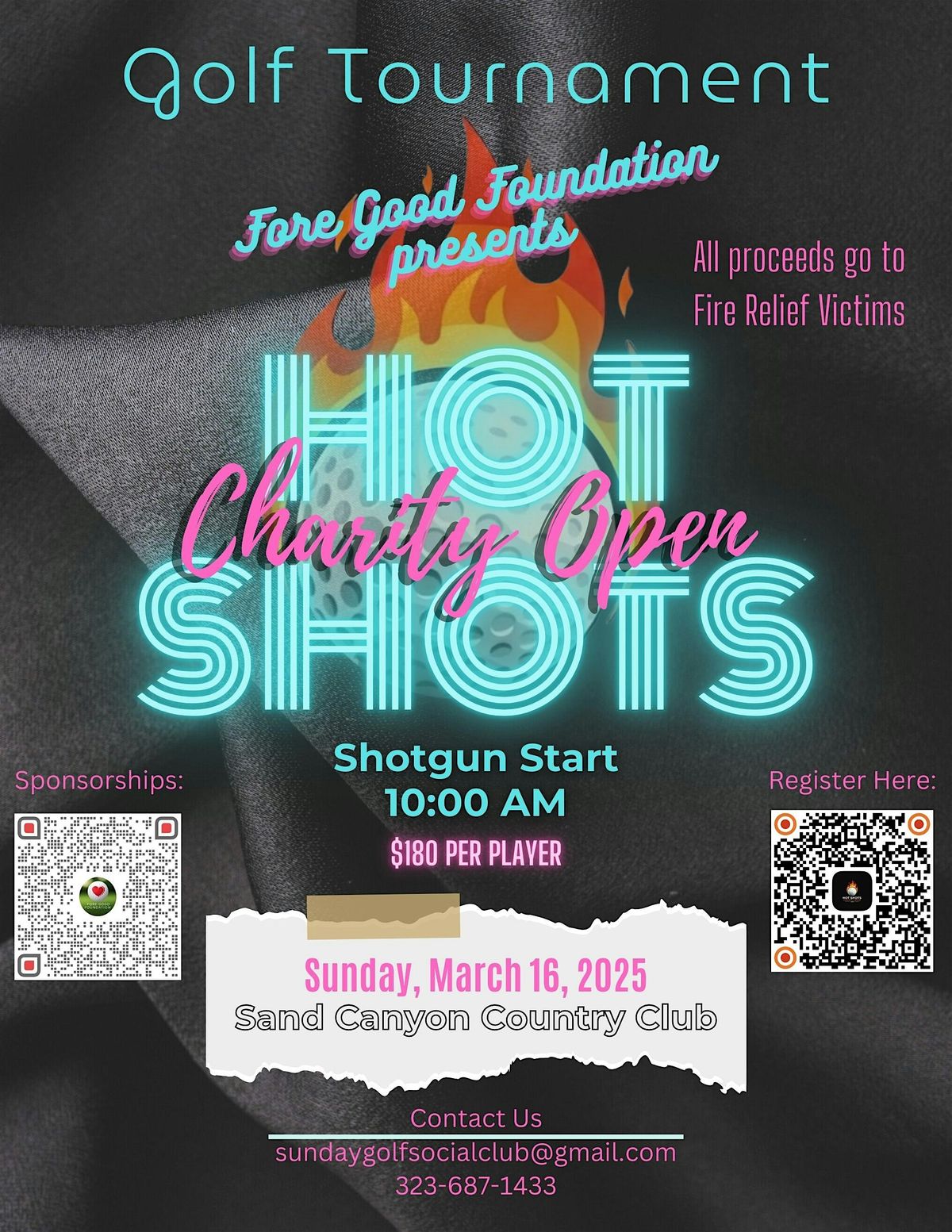 Hot shots Charity Open