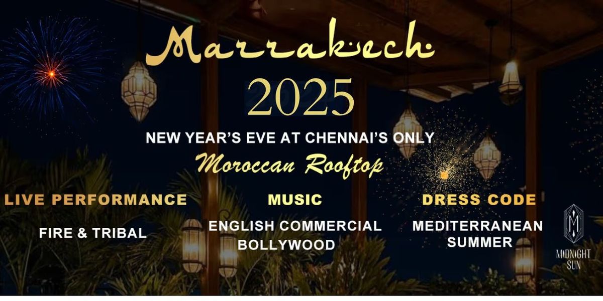 MARRAKECH NYE 2025 @IGNNA BY MIDNIGHT SUN