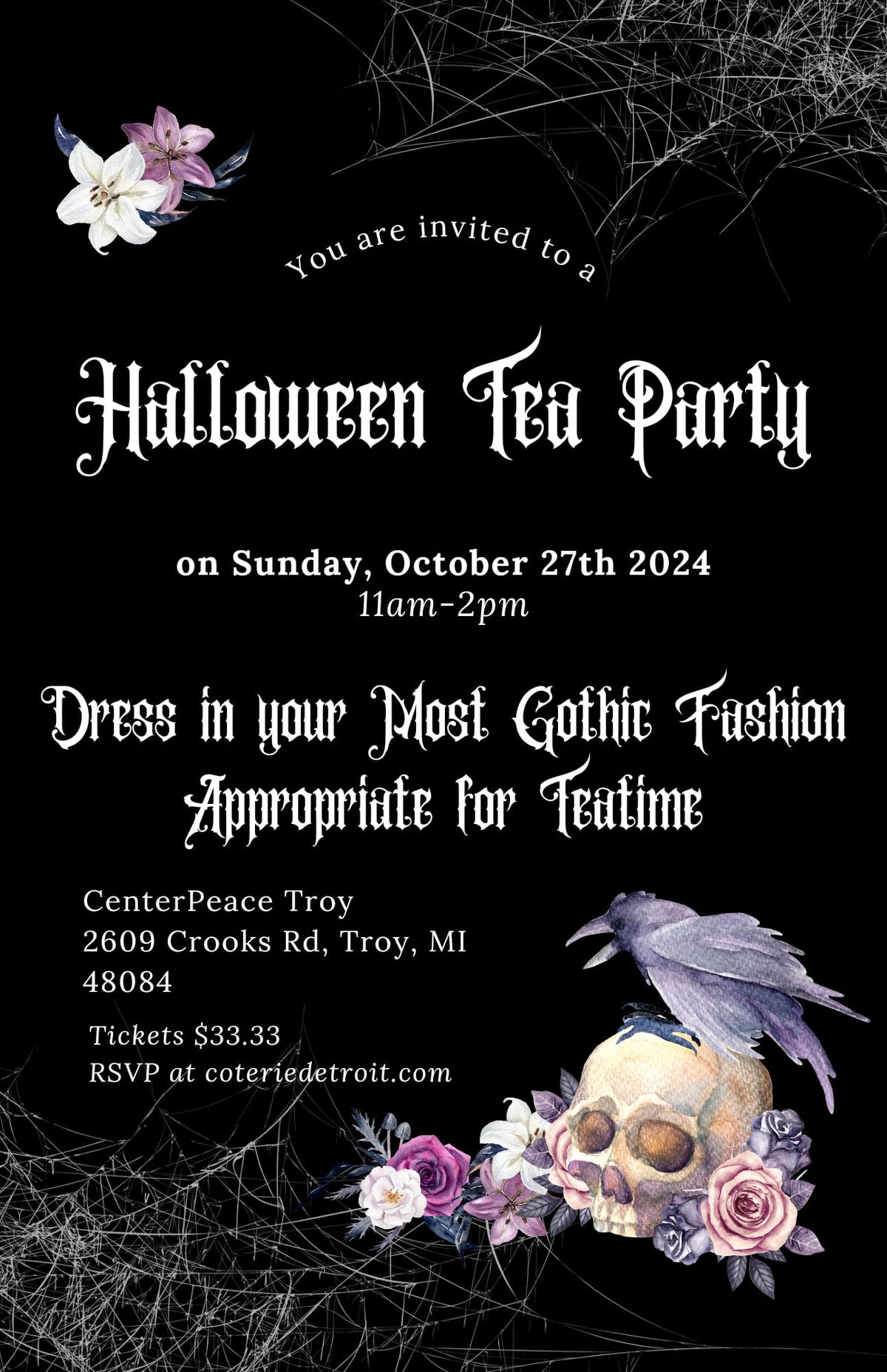 Halloween Tea Party 