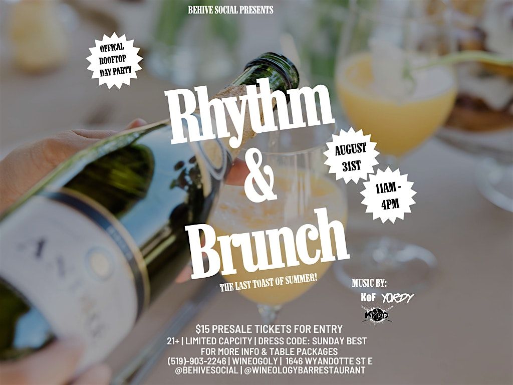 Rythm & Brunch - The last toast to summer !