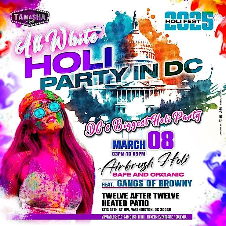 BOLLYWOOD HOLI PARTY 2025 ft. DJ BROWNY | WASHINGTON DC (18+)