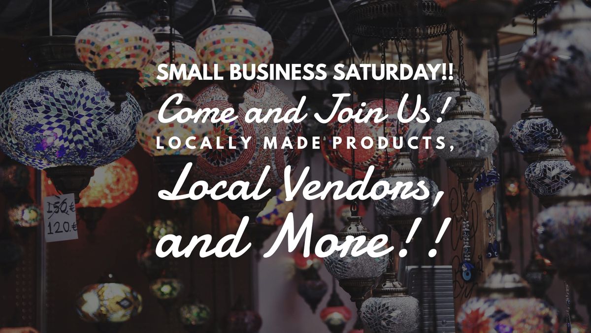 Small Business Saturday!