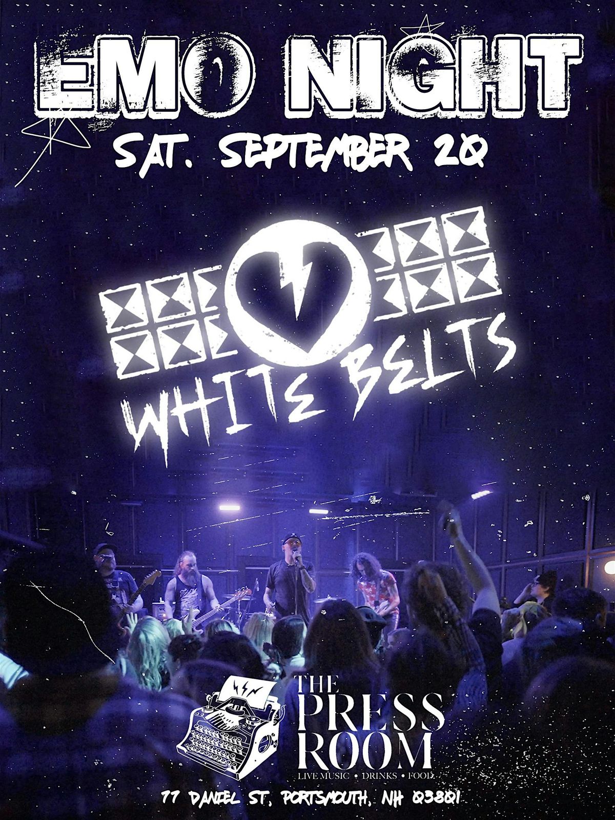 Emo Night Portsmouth w\/ The White Belts