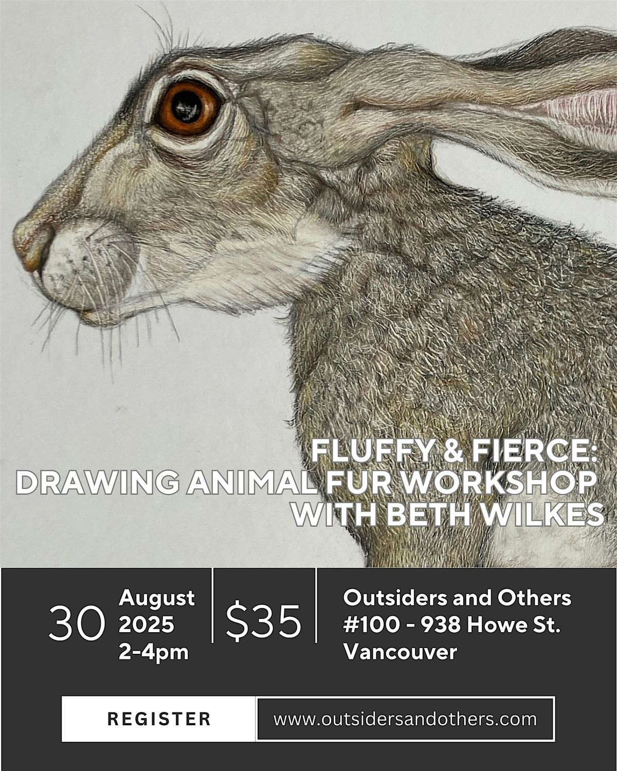 Fluffy and Fierce: Drawing Animal Fur and Other Techniques with Beth Wilkes