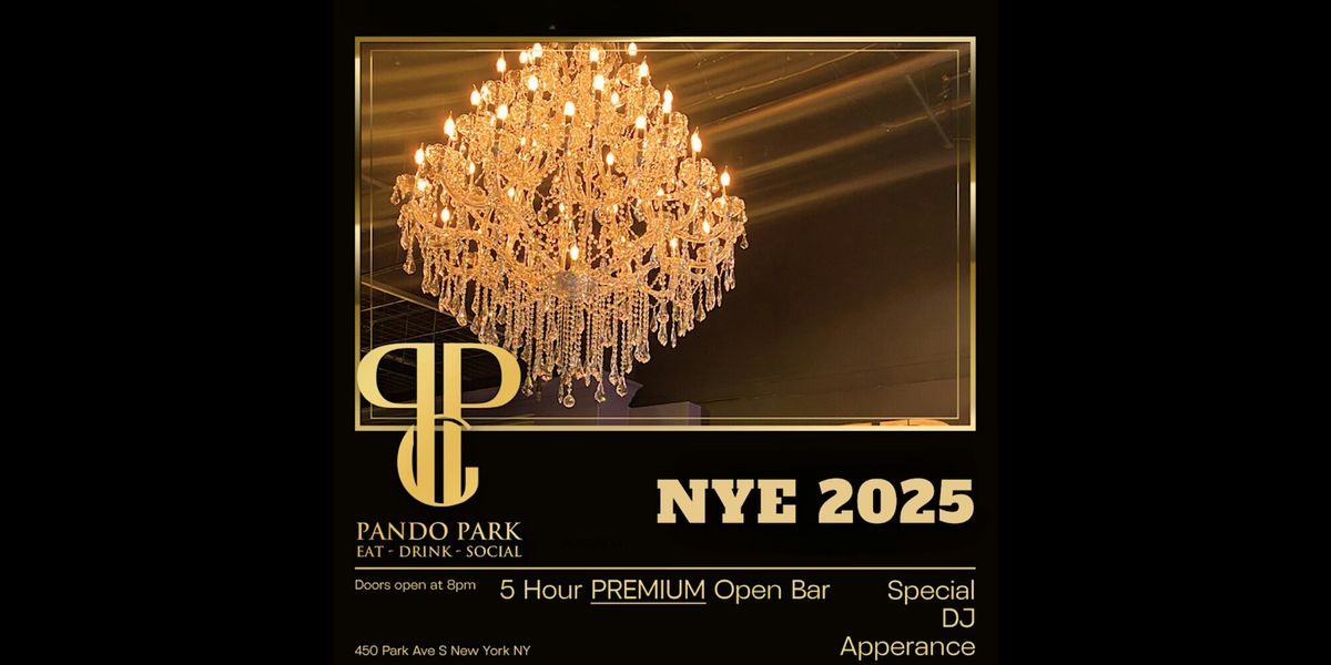 NYE 2025 at Pando Park