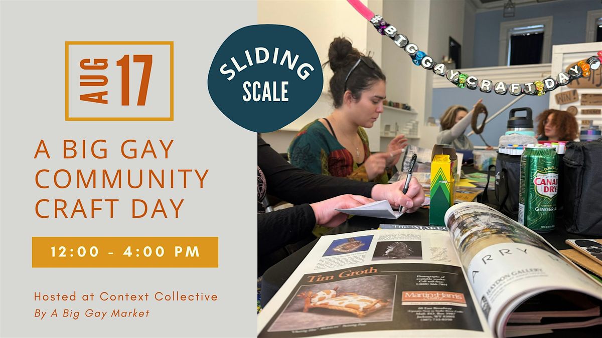 A Big Gay Community Craft Day