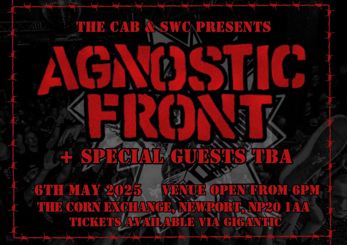 AGNOSTIC FRONT @ THE CORN EXCHANGE, NEWPORT