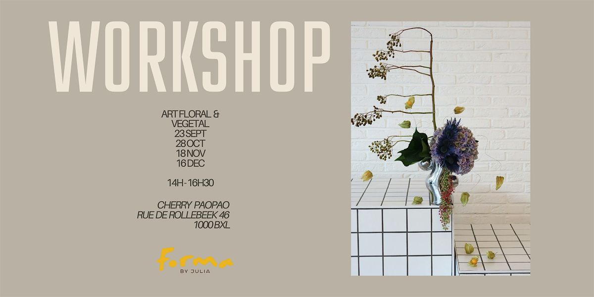 Workshop ART FLORAL & VEGETAL