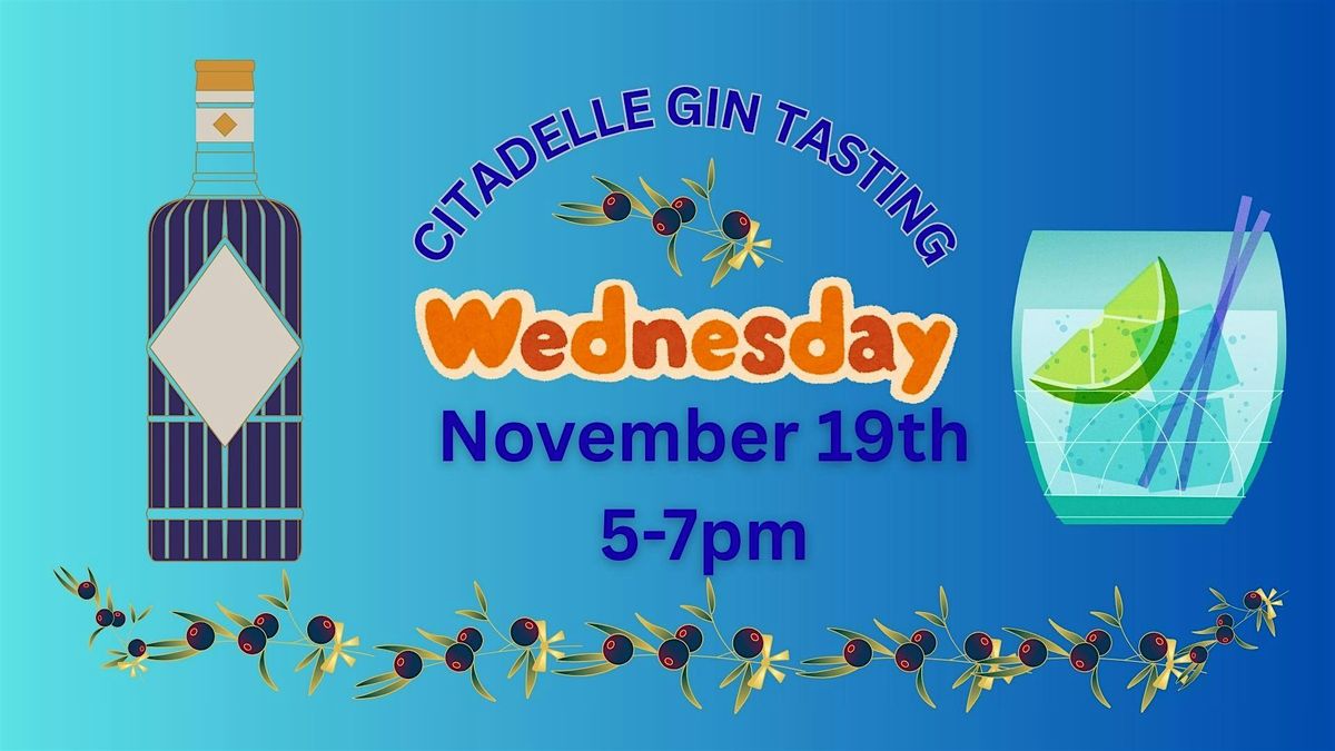 FREE Gin Tasting & Cocktail Recipes